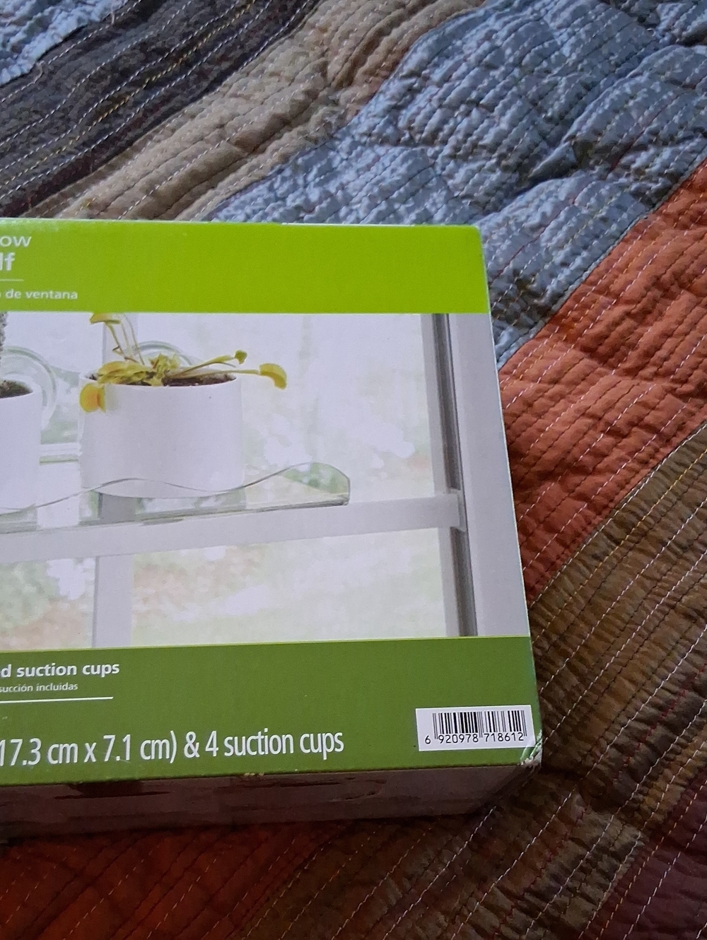 Mainstays Acrylic Window Plant Shelf - White/Clear - Picture 3 of 6
